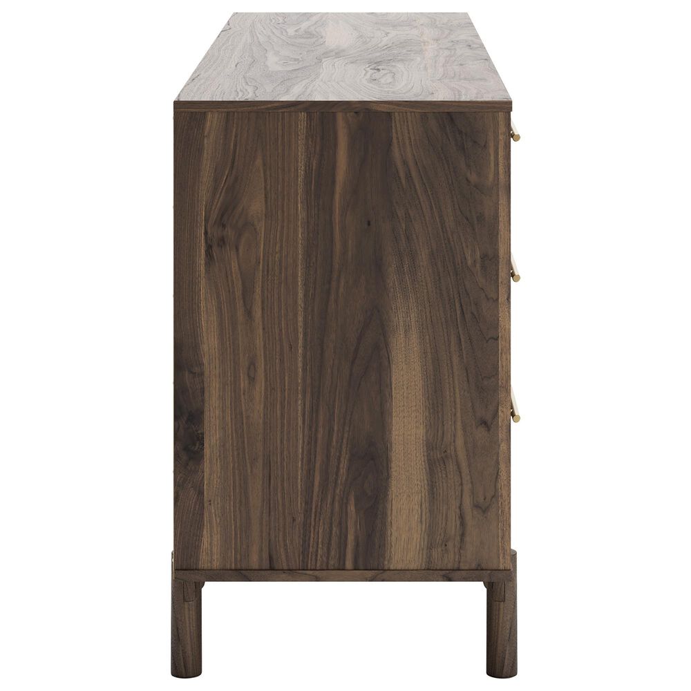 Ashley Calverson 6-Drawer Dresser in Mocha, , large