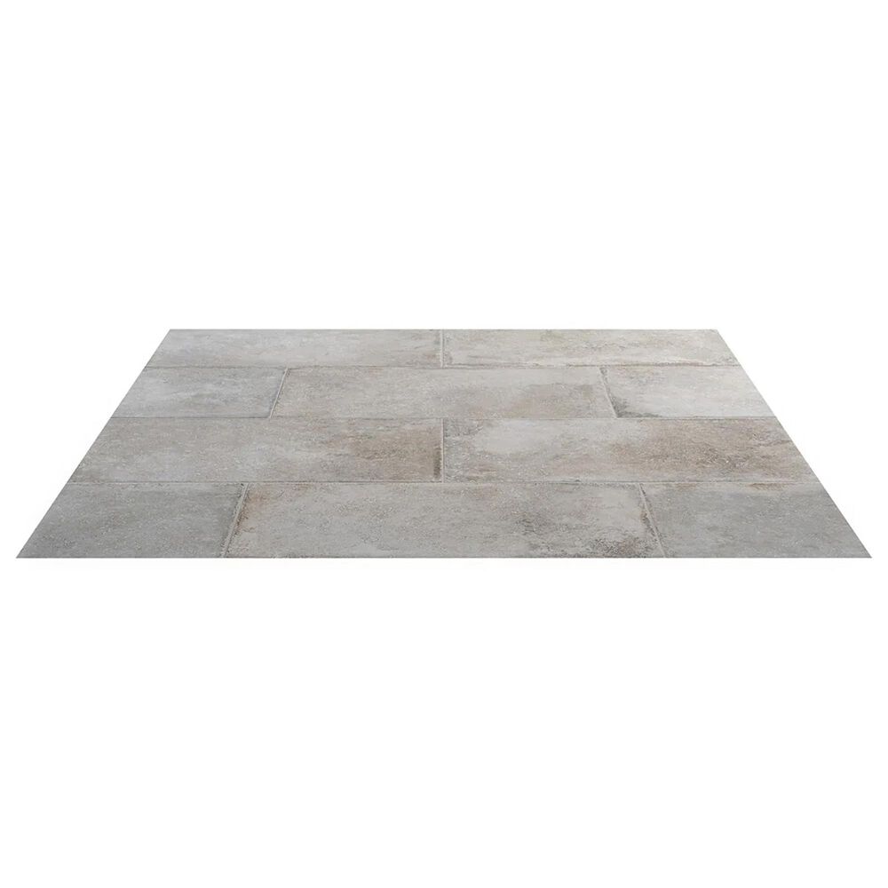 Soho Studio Caruso Efeso Gray 12" x 24" Travertine Look Matte Porcelain Tile, , large