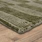 Karastan Broken Stripe 8" x 10" Moss Area Rug, , large