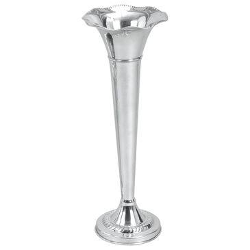 Novogratz 22" x 8" Traditional Flower Vase in Silver, , large
