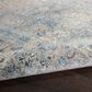Nourison Starry Nights STN06 5" x 7" Cream and Blue Area Rug, , large