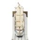 Maple and Jade Coastal Sail Boat Bookends in White Washed, Gold and Blue (Set of 2), , large