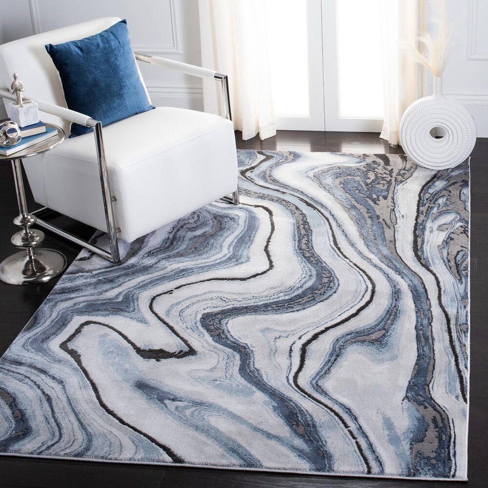 Safavieh Craft 4&#39; x 6&#39; Blue and Grey Area Rug, , large