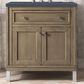 James Martin Vanities Chicago 30" Single Bathroom Vanity in Whitewashed Walnut with 3 cm Charcoal Soapstone Quartz Top and Rectangular Sink, , large