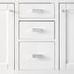 James Martin Vanities Addison 60" Double Bathroom Vanity in Glossy White with 3 cm Arctic Fall Solid Surface Top and Rectangular Sinks, , large