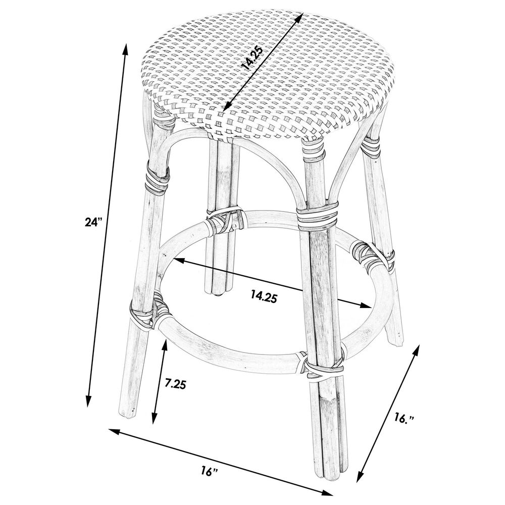Butler Tobias 24&quot; Counter Stool in Natural, , large