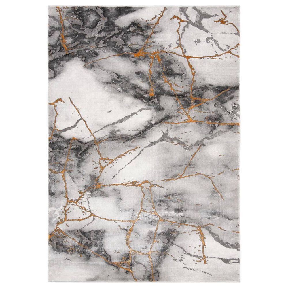 Safavieh Craft CFT877F 5"3" x 7"6" Grey and Gold Area Rug, , large
