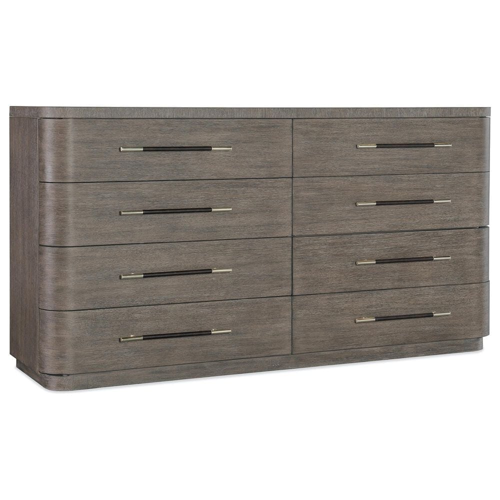 Hooker Furniture Modern Mood 8-Drawer Dresser in Mink, , large