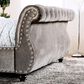 Furniture of America Earnest Queen Upholstered Bed in Gray, , large