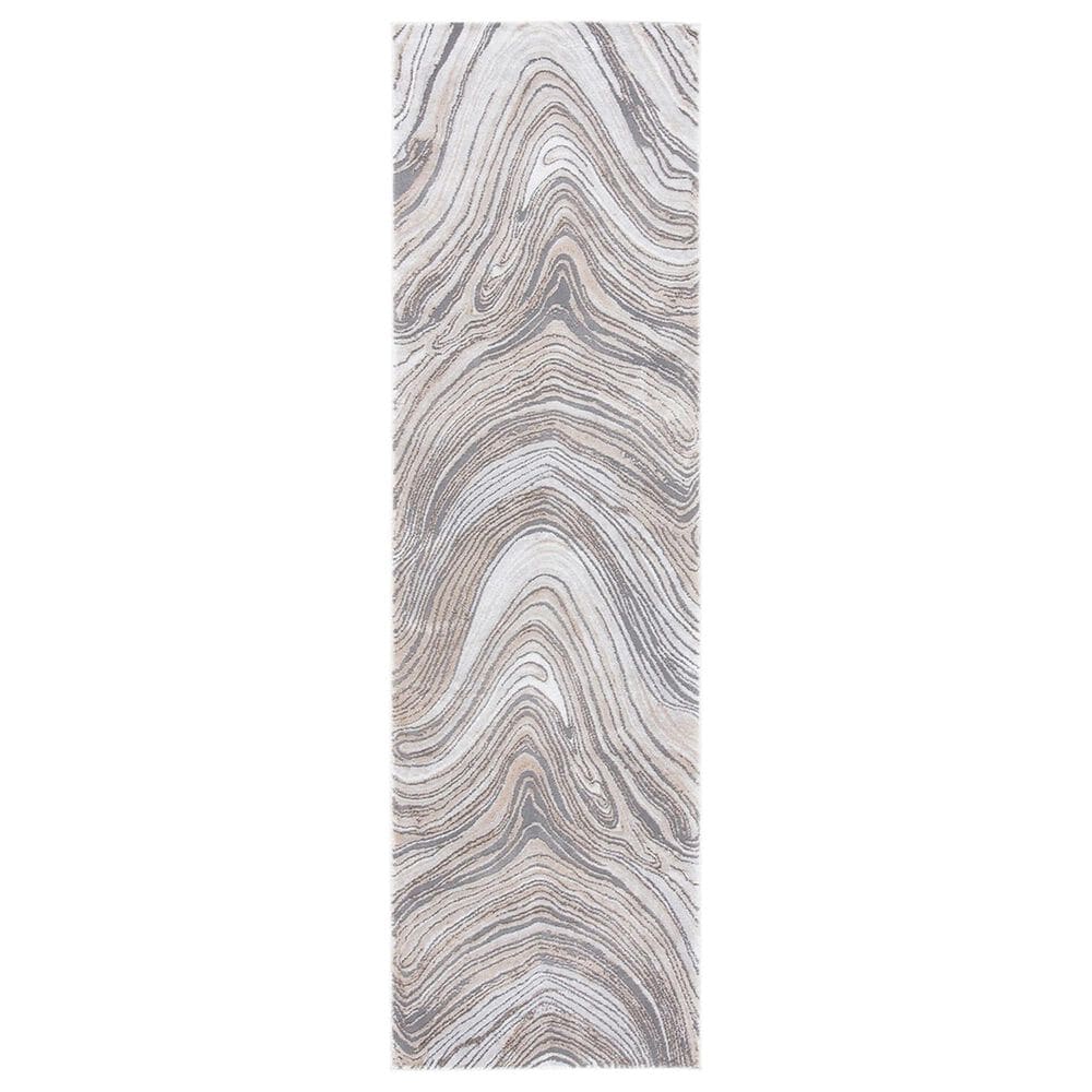 Safavieh Craft CFT846D 2"3" x 8" Gold and Grey Runner, , large