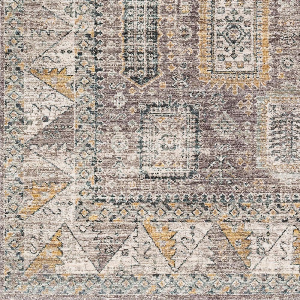 Surya Carlisle CSI2318 2&#39;11&quot; x 7&#39;10&quot; Dark Brown, Medium Gray, Off-White, Olive and Dark Blue Runner, , large