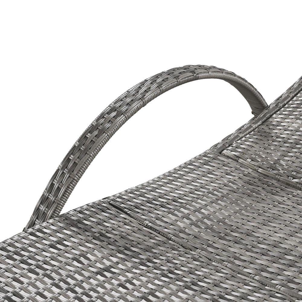 HOMLUX Outdoor Chaise Lounge in Grey (Set of 2), , large