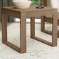 Linon Home Decor Silas Side Table in Brown, , large