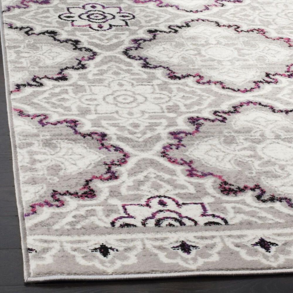 Safavieh Skyler SKY199P 4&#39; x 6&#39; Gray and Pink Area Rug, , large