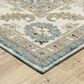 Oriental Weavers Andorra 5"3" x 7"3" Blue and Ivory Area Rug, , large