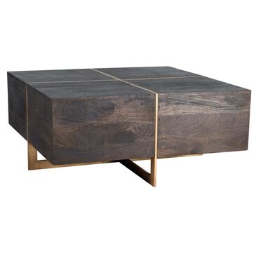 Classic Home Desmond Square Coffee Table in Espresso, , large