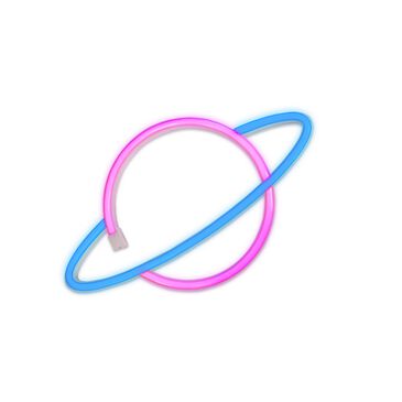 iLLUMINA Planet LED 7" Wall Sign in Multi Color, , large