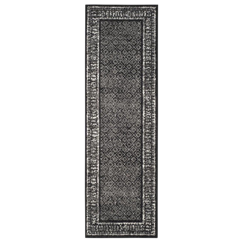 Safavieh Adirondack ADR110A-222 2&#39;6&quot; x 22&#39; Black/Silver Runner, , large