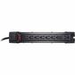 Helios 7 Outlet Surge Protector Strip in Black, , large