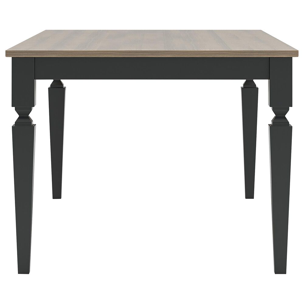 Ashley Brenkerton Rectangular Dining Table in Grayish Brown and French Black - Table Only, , large