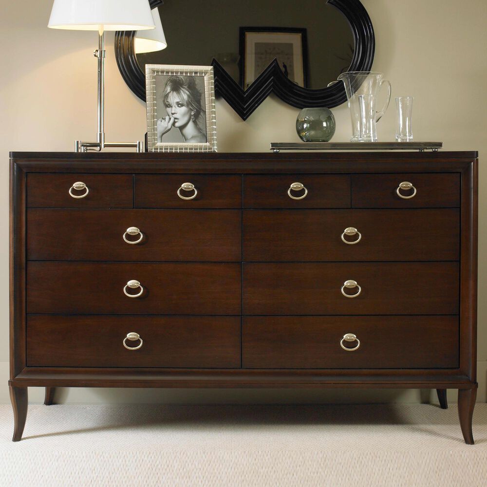Century Furniture Tribeca 8 Dresser Only in Deep Brown, , large