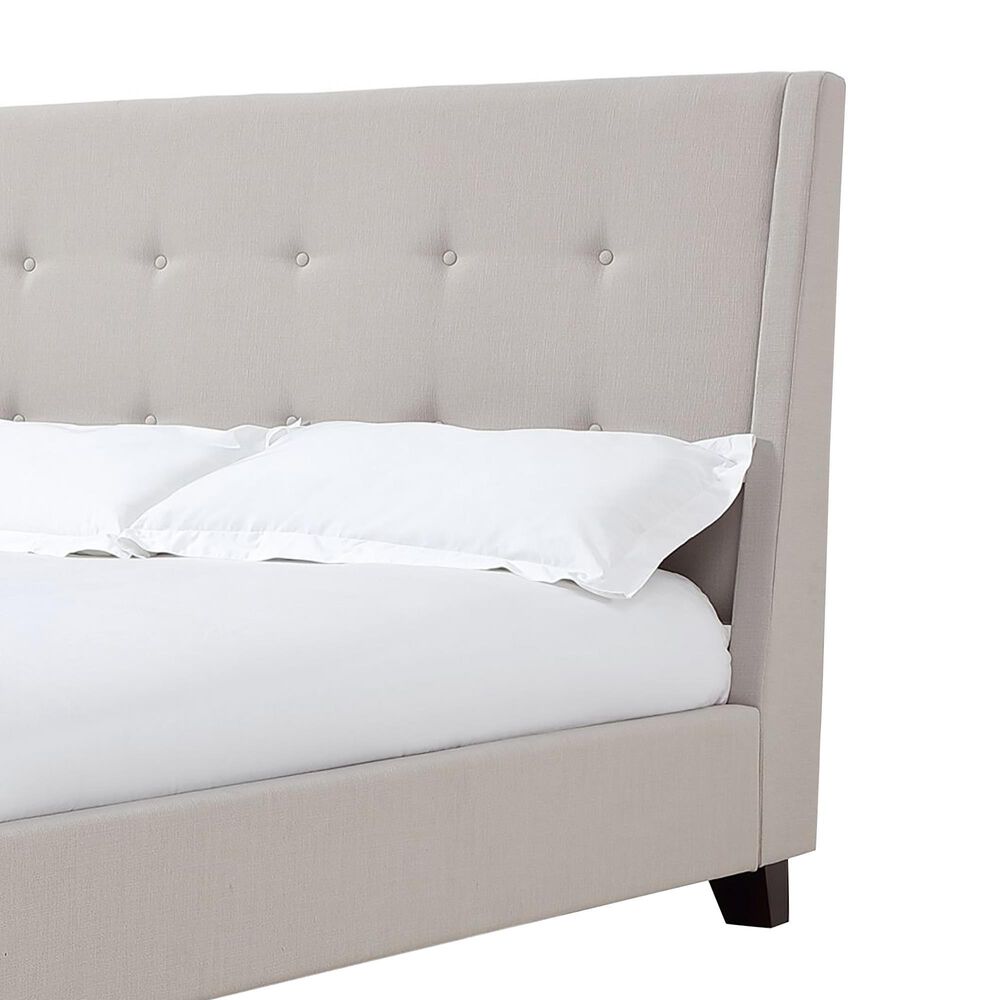 Urban Home Madera Queen Upholstered Platform Bed in Putty, , large