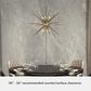 Hunter Jupiter Star 18-Light Pendant in Alturas Gold, , large