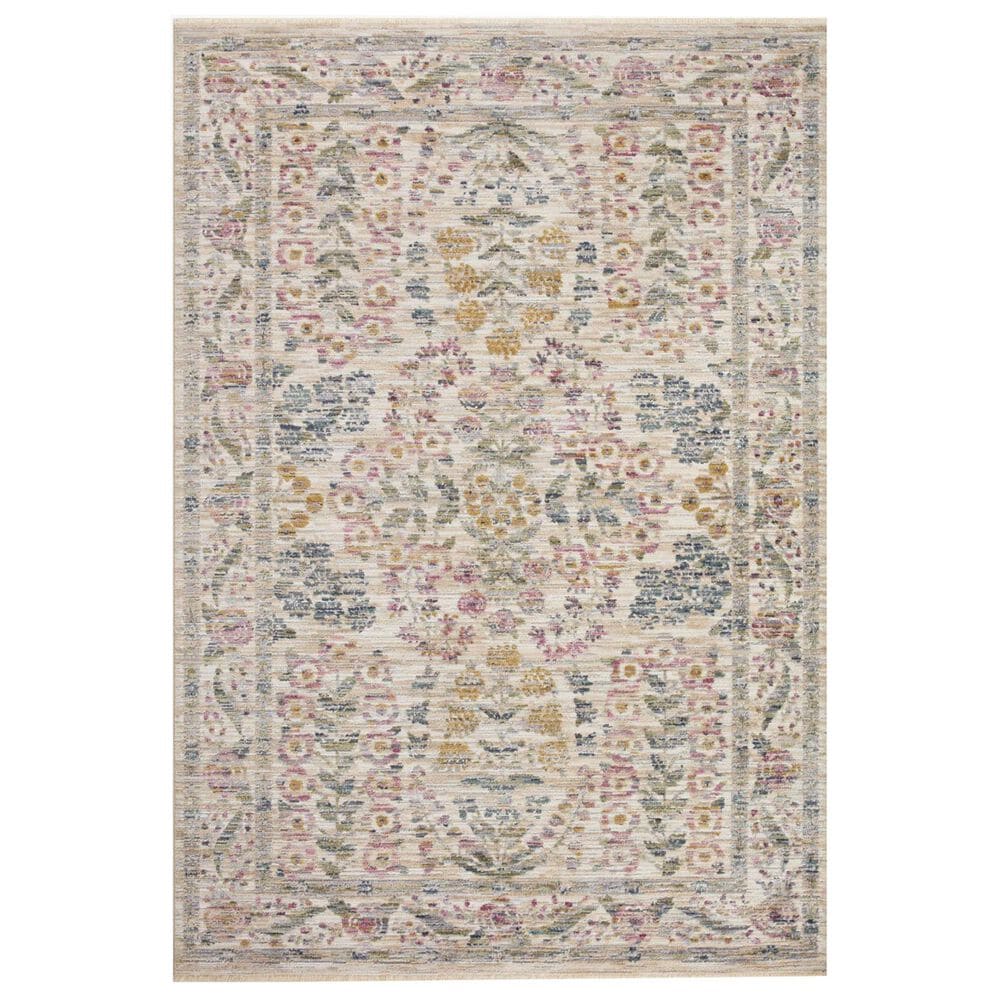 Rifle Paper Co. x Loloi Provence 2"6" x 8" Fleur Ivory Runner, , large