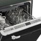 Unique Appliances Classic Retro 24" Top Control Dishwasher in Midnight Black, , large