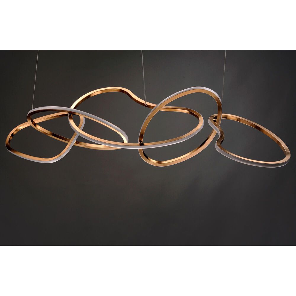 Maxim Lighting Unity 5-Light LED Pendant in Brushed Champagne, , large
