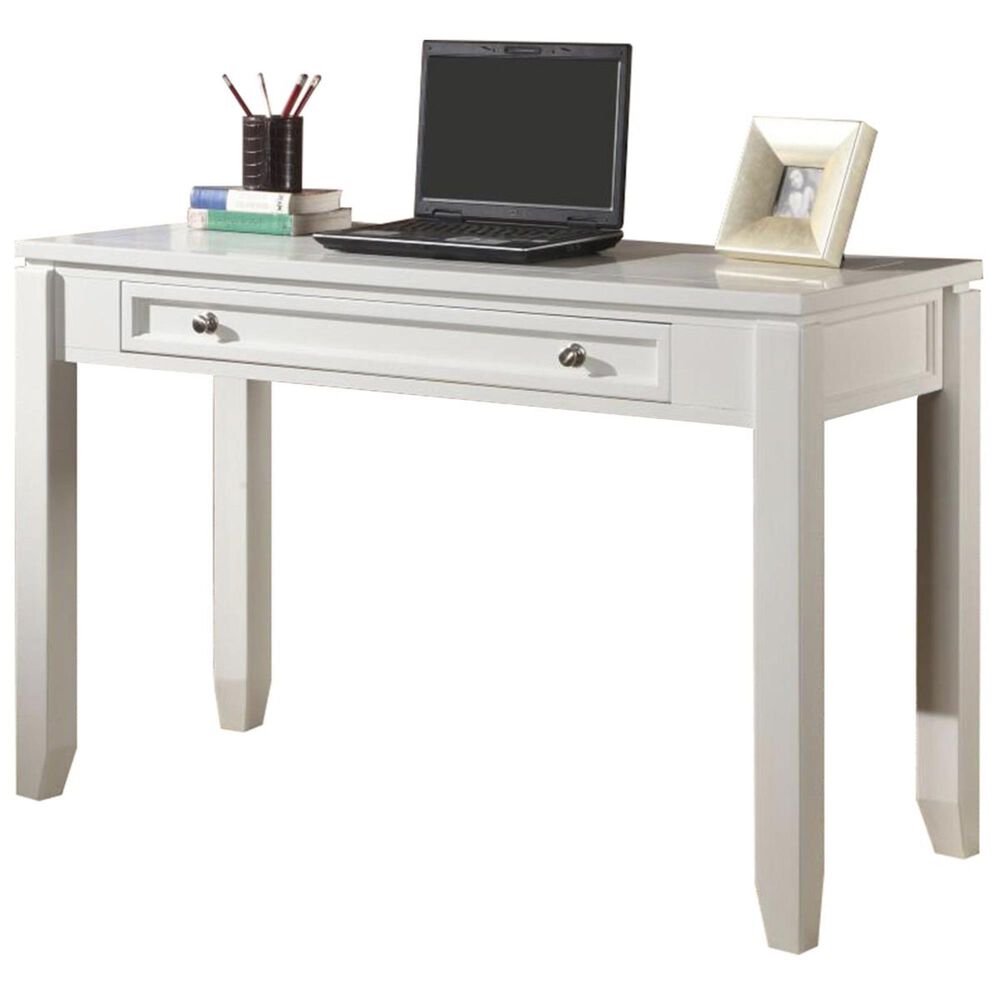 Simeon Collection Boca 47" Writing Desk in White, , large