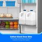 Midea 23 Cu. Ft. Garage Ready French Door Refrigerator in Stainless Steel, , large
