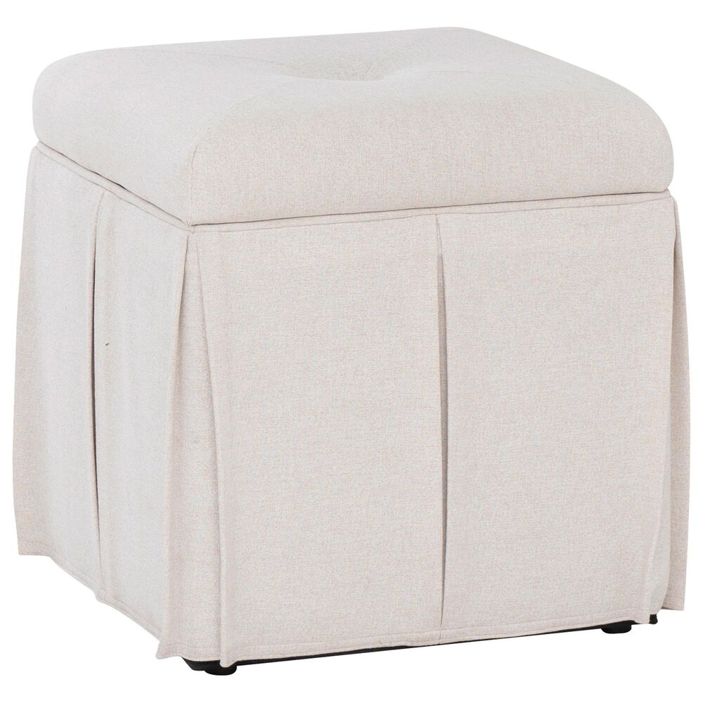 Linden Boulevard Hamish Storage Ottoman in Tan, , large