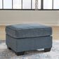 Ashley Cashton Ottoman in Blue, , large