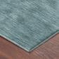 Dalyn Rug Company Soft Essentials Solid Teal 8" Round Area Rug, , large