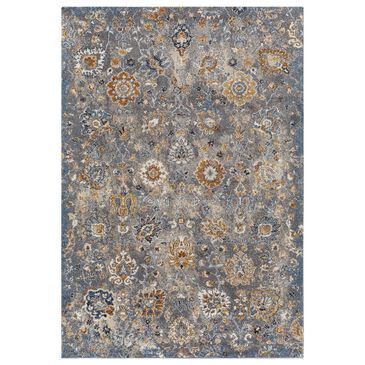 Surya Tuscany 6"7" x 9"6" Dark Blue and Brown Area Rug, , large
