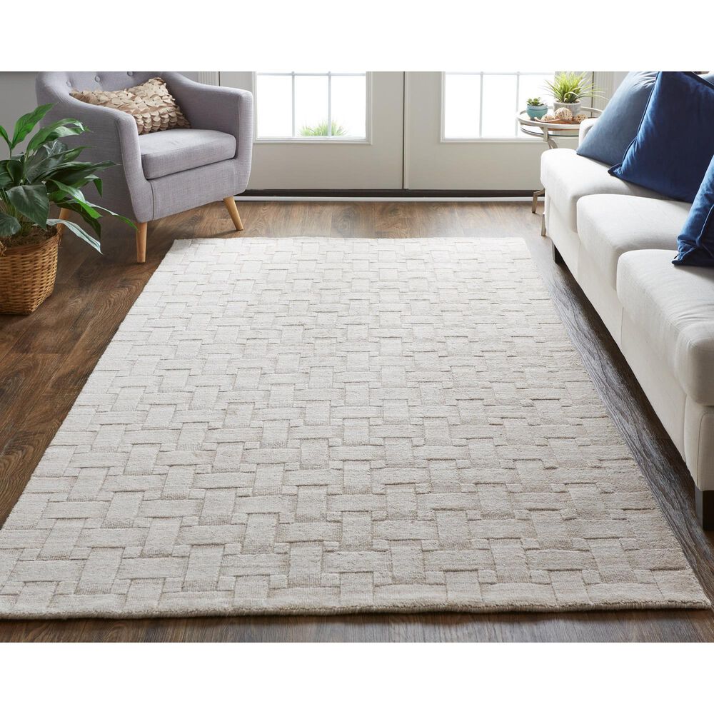 Feizy Redford 8&#39; x 10&#39; Tan Area Rug, , large
