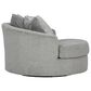 Ashley Casselbury Oversized Swivel Chair in Cement, , large
