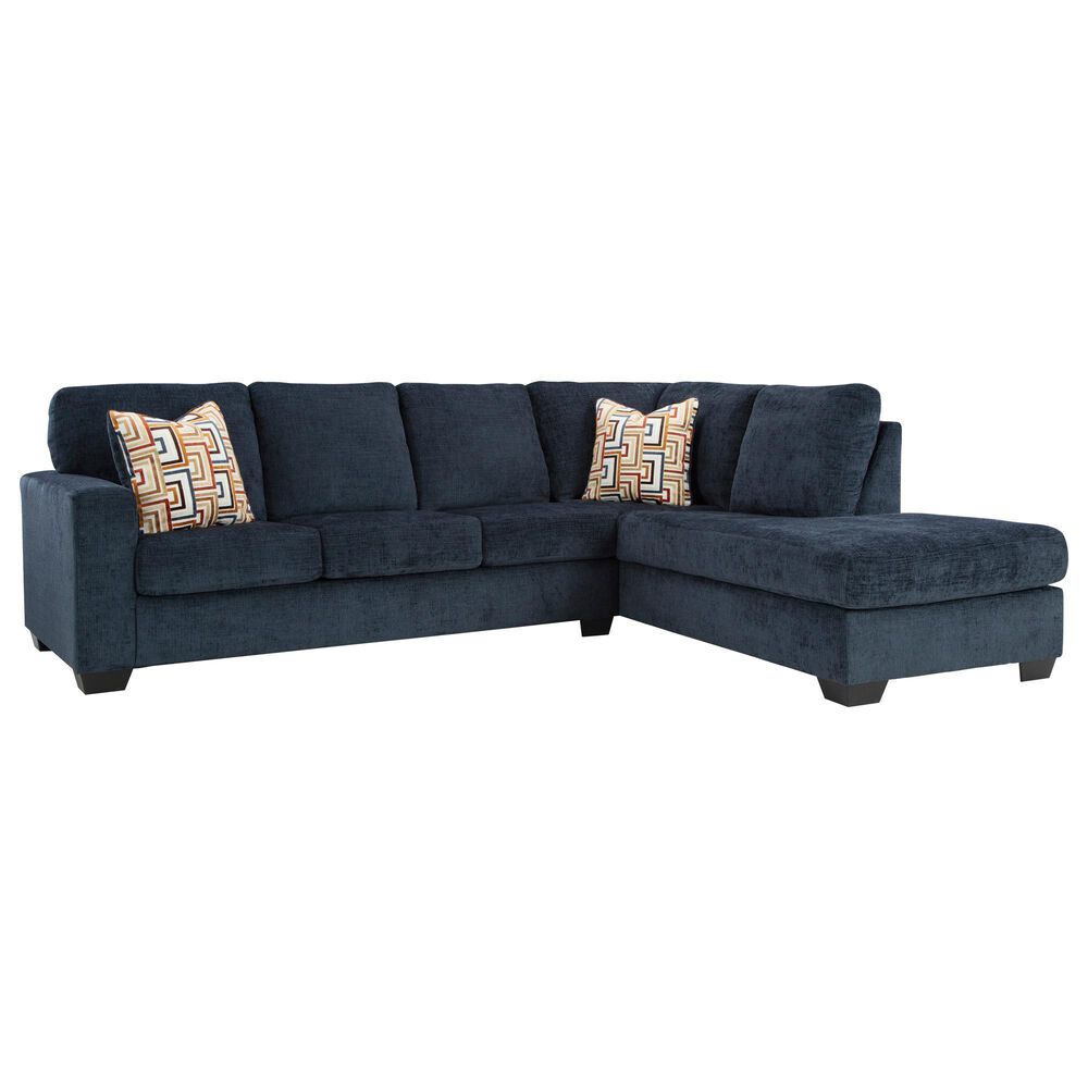 Ashley Aviemore 2-Piece Sectional with Right-Facing Chaise in Ink, , large