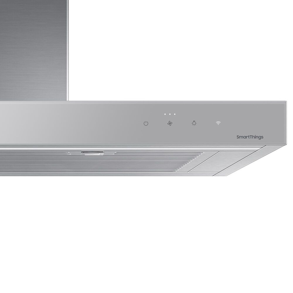 Samsung Bespoke 36&quot; Bespoke Smart Wall Mount Hood in Clean Grey and Stainless Steel, , large