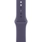 Apple Watch Series 11 (GPS+Cellular) 42mm Aluminum Case with Purple Fog - M/L Sport Band in Silver and 2-Year AppleCare+, , large