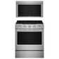 KitchenAid 2-Piece Kitchen Package with 5 Cu. Ft. Smart Slide-in Gas Range and 1.1 Cu. Ft. Multifunction Over-the-Range Microwave Oven in PrintShield Stainless Steel, , large