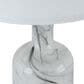 A&B Home Sarris Swirl Table Lamp in Gray and White, , large