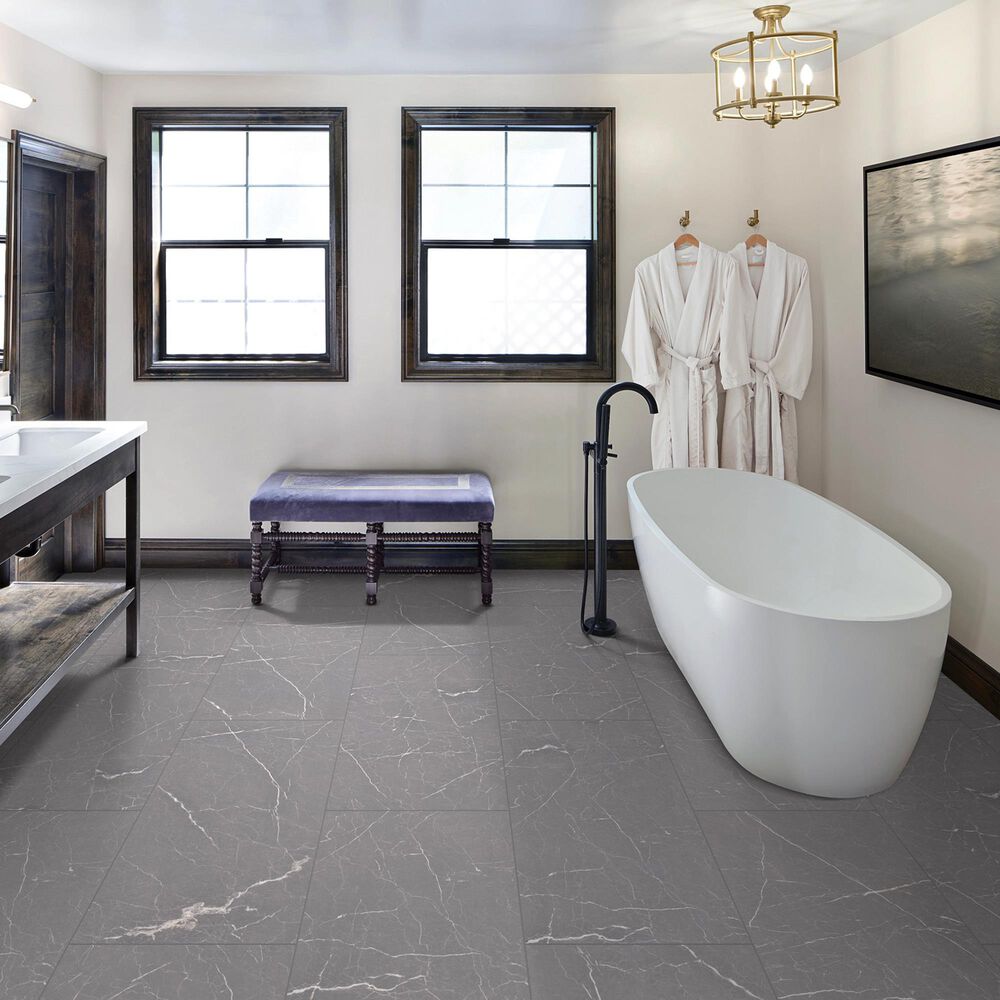 COREtec Natural Opula Bronzeite Marble 18" x 36" Luxury Vinyl Tile, , large