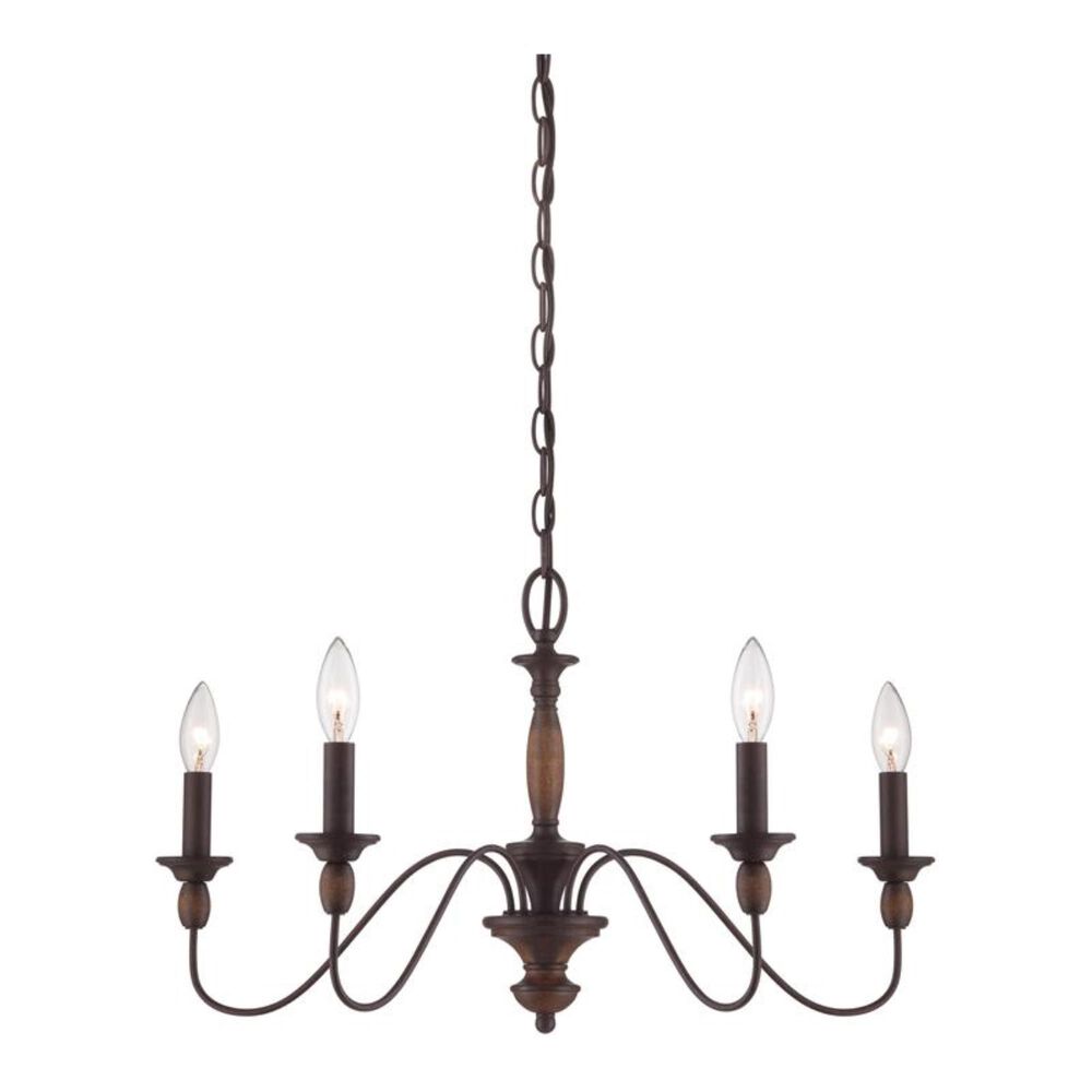Quoizel Holbrook 5 Light Chandelier in Tuscan Brown, , large