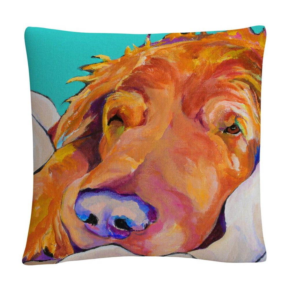 Timberlake Pat Saunders-White "Snoozer King" 16 X 16 Decorative Throw Pillow, , large