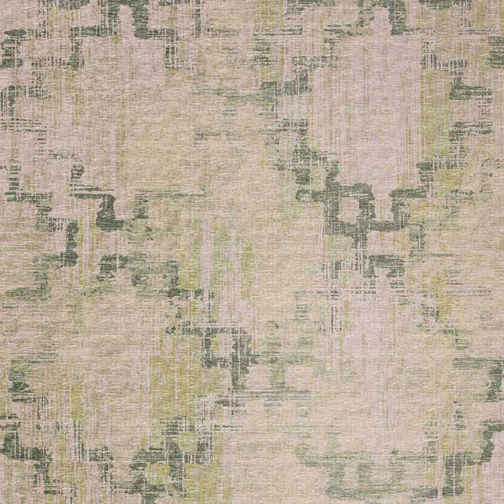 Dalyn Rug Company Sedona Geometric 8' Round Moss Indoor/Outdoor Area Performance Rug, , large