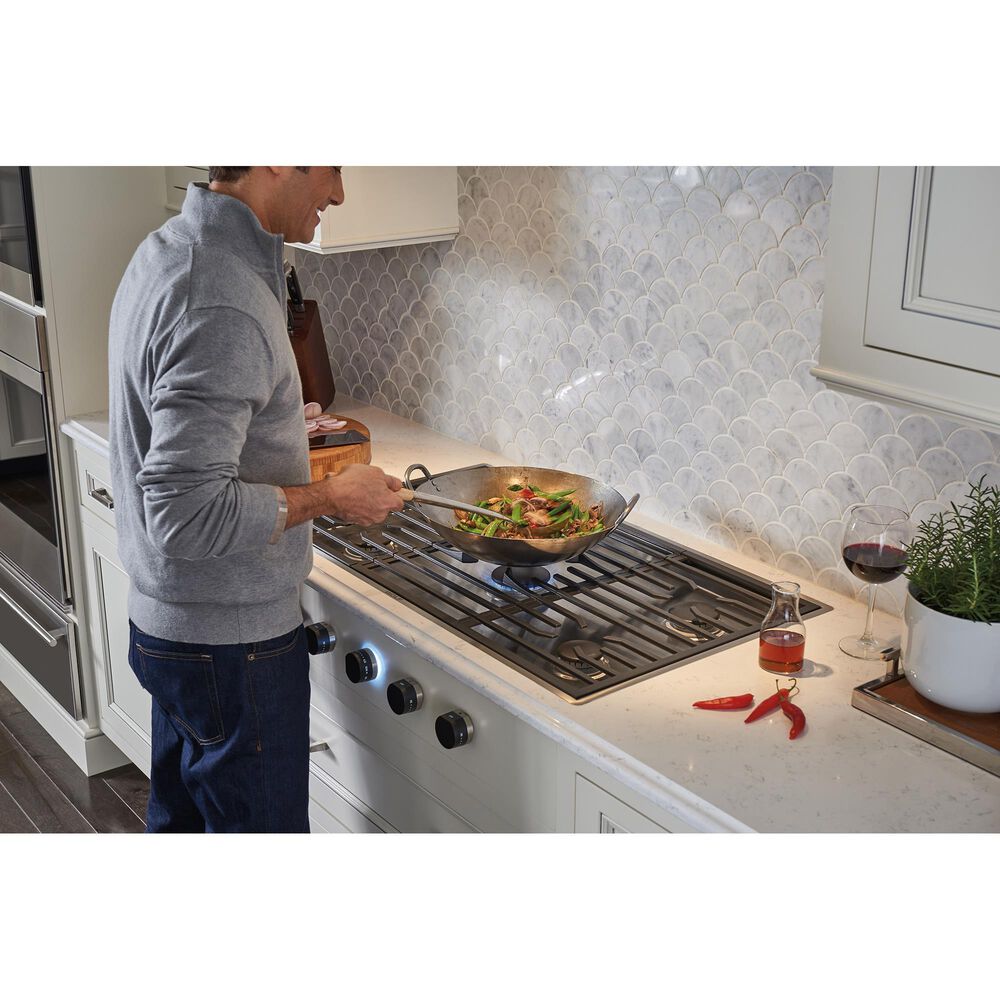 Wolf 36" Liquid Propane Gas Cooktop in Stainless Steel, , large