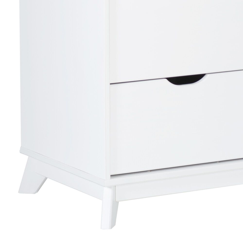 Linon Home Decor Polly 2-Drawer Nightstand in White, , large