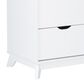 Linon Home Decor Polly 2-Drawer Nightstand in White, , large